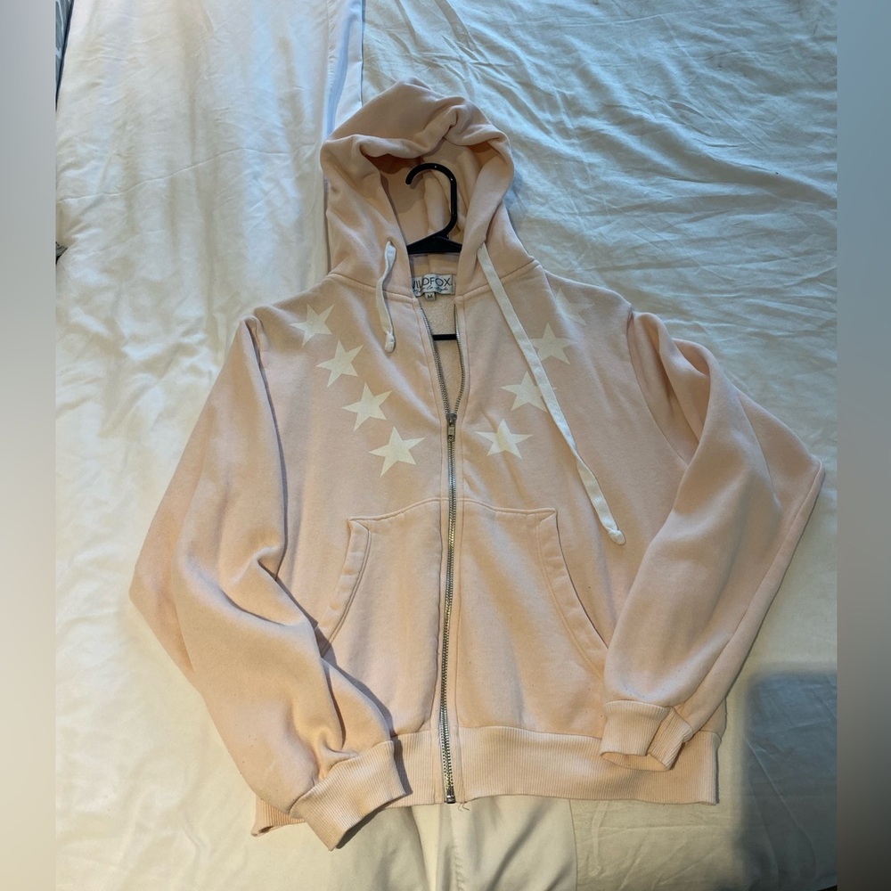 Wildfox zip up sweatshirt size medium